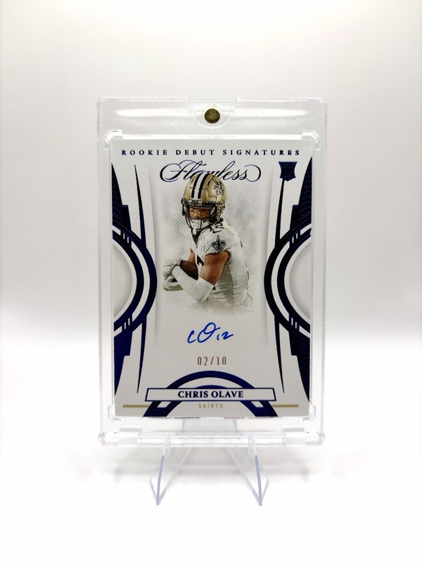2022 Panini Flawless #RGM-CO Chris Olave Rookie Gem Auto /10 NM