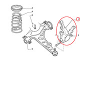 Vorderes StoßDäMpferbein DX Fiat Tipo Lancia Delta Original 46480642