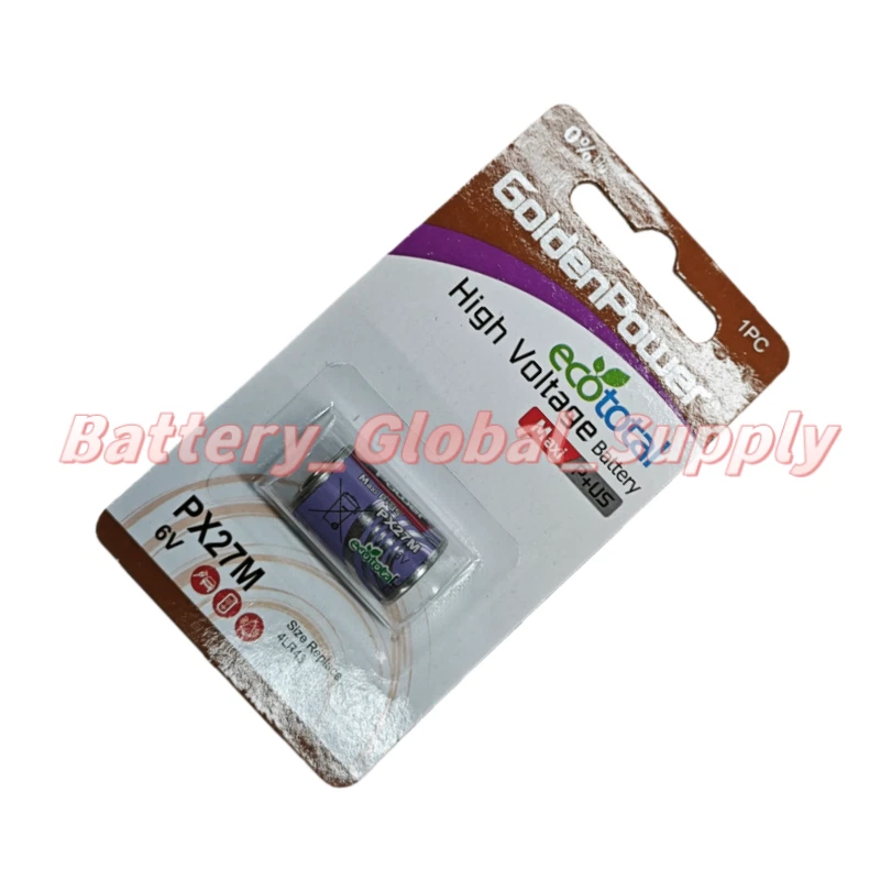 Batería PX27G GoldenPower 4AG12 4LR43 4NR43 EPX27 KX27 S27PX Entrega rápida 1 pieza Foto 2 de 4