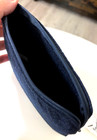 Shinola Detroit First Class Blue Fabric Zip Toiletry Travel Bag with Ear Plugs — photo 4