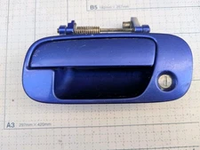 1997-2001 Honda Prelude Left Driver Exterior Door Handle Blue OEM