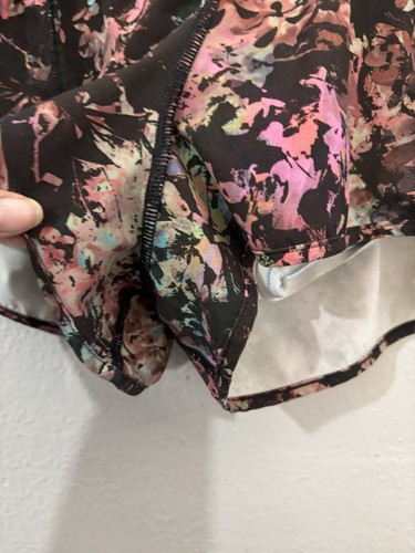 Lululemon Hotty heiße Damenshorts 6 mehrfarbig Kordelzug schnelltrocknend - Bild 3 von 13