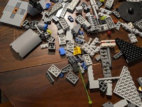 [Used]Lego 10188 STAR WARS DEATH STAR RETIRED.NO FIGURES, Box, Manual Incomplete