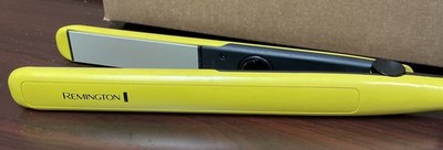 Remington Yellow 1'' Ceramic S-3500 Flat Iron Hair Straightener Tool Tested