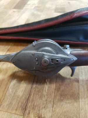 RARE Vintage Hurd Super Caster Detroit fishing reel with Original