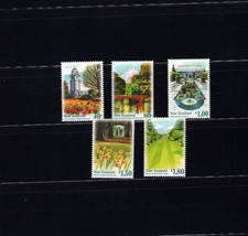 New Zealand 1400-04 Scenic Gardens 1996 MNH Complete Set LG