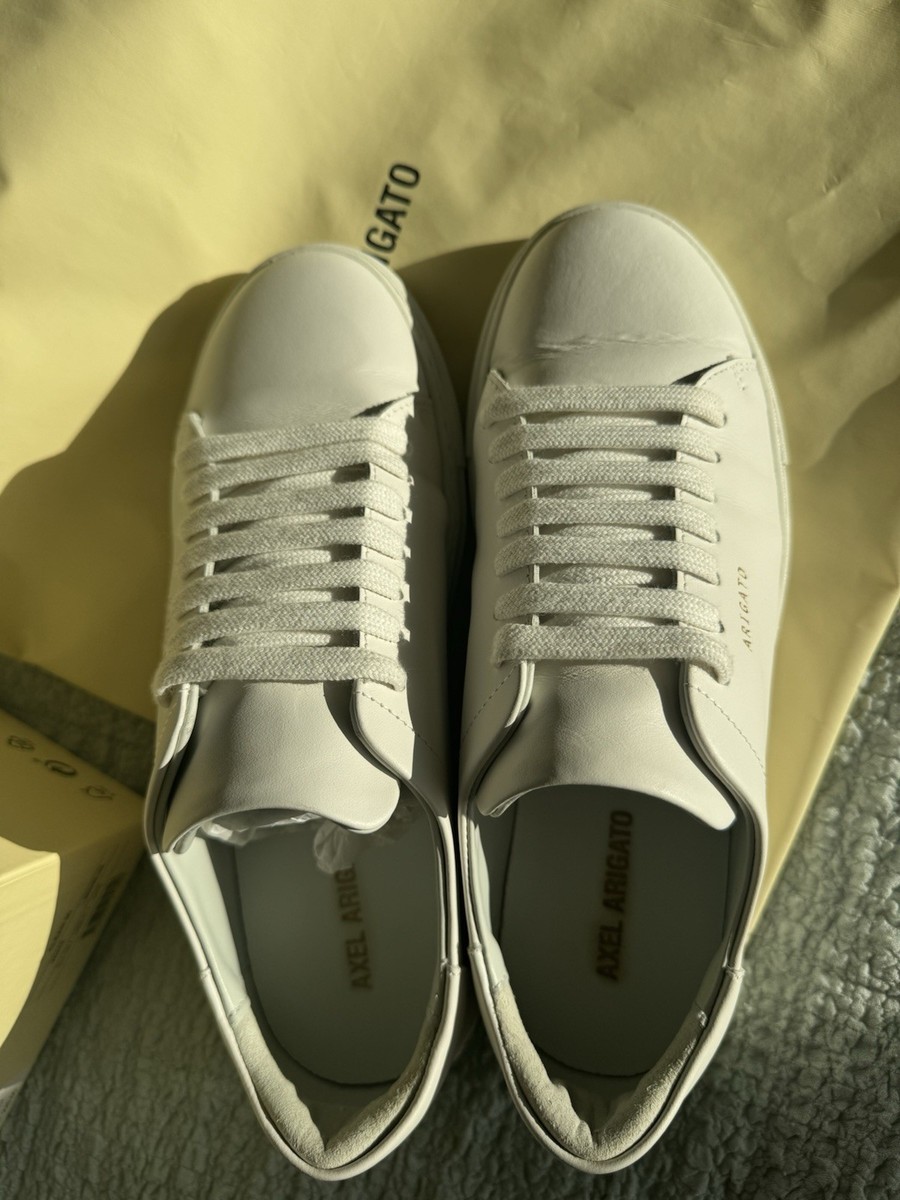 Axel Arigato Clean 90 White Leather Sneakers Women EU 39 US 8.5 Made In Portugal View 2