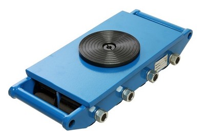 12t Panzerrollen 8 starre Rollen mit Drehteller Skates Turntable 12ton W0626