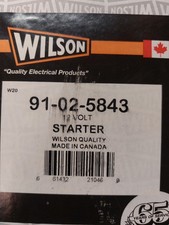 1986-1991 Ford Merc Lincoln  Starter, Taurus/Sable/Continental Wilson 91-02-5843