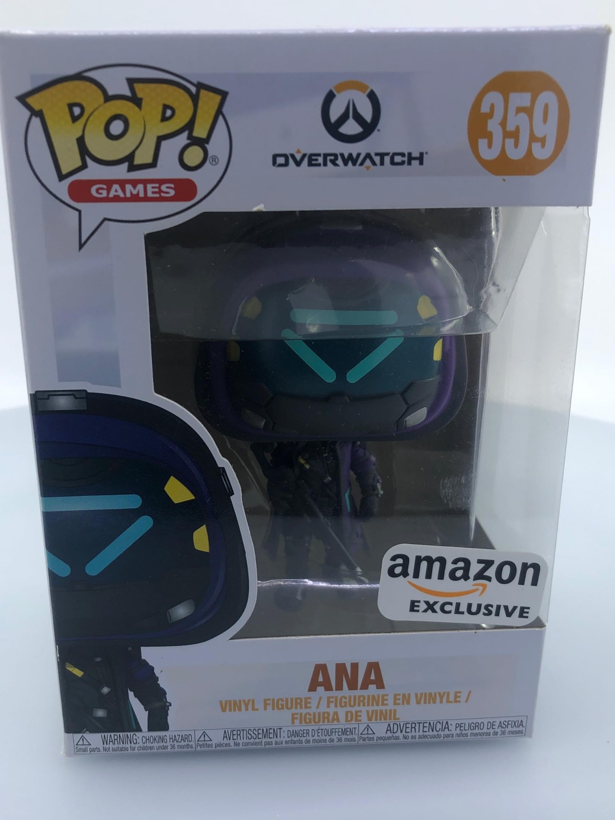Funko Pop! Games Overwatch Ana Shrike Skin #359 Amazon Exclusive Damaged Box
