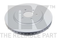 2X NK Bremsscheibe 312276 FüR NP300 Navara Nissan D40 Pathfinder 3 R51 VAN Dci