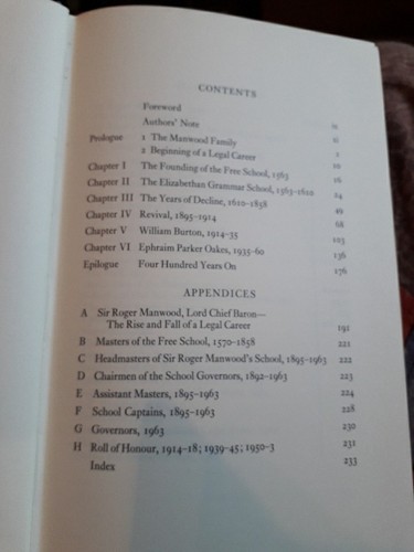 A History Of Sir Roger Manwood's School, Sandwich By Cavell & Kennett. HARDBACK - Picture 6 of 6