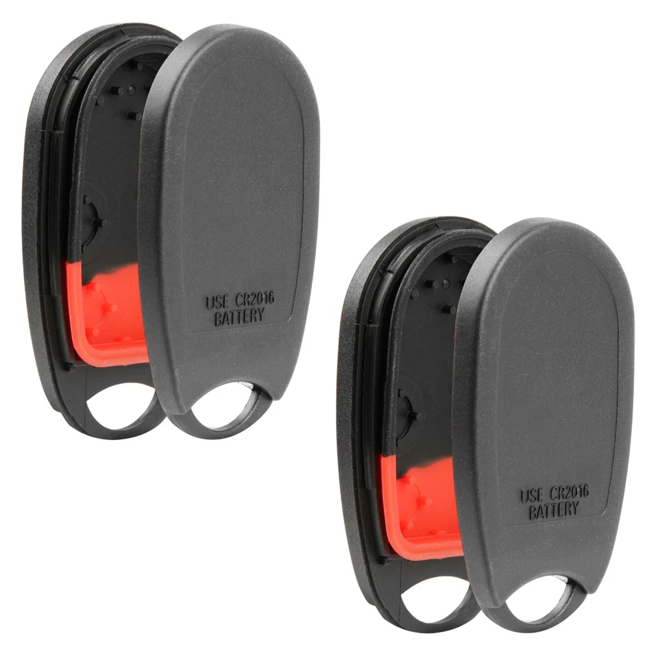 2x Key Fob Shell Case No Battery Holder for 2000-2002 Infiniti G20 (KBRASTU10) Foto 2 de 4