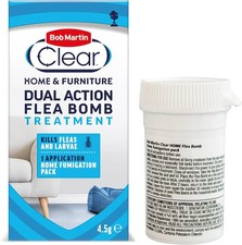 Clear Dual Action Flea Bomb for the Home - Kills Fleas Dead, Fast and Effective