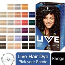 Schwarzkopf Live Range Intense Hair Colours Permanent or Semi-Permanent Hair Dye