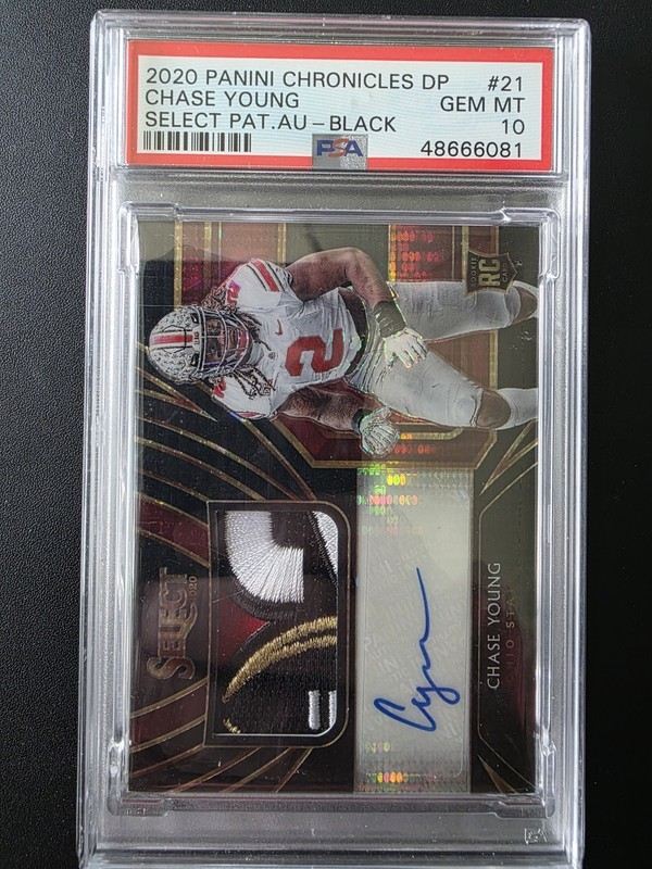 2020 Chase Young Select Black RPA /10 PSA 10 ๐ฅ๐ฅ๐ฅ๐ฅ๐ฅ
