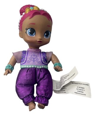 Shimmer & Shine Doll With Pink Hair 2018 Viacom Soft Body Hard Head Arms & Hair