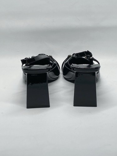 Versace Medusa Buckle Leather Slingback Pumps size 41 Retail $1195 - Picture 10 of 15