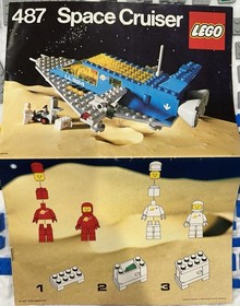 Lego 1979 Vintage Legoland Space System 487 Space Cruiser MIB C8+ Near Mint! 924