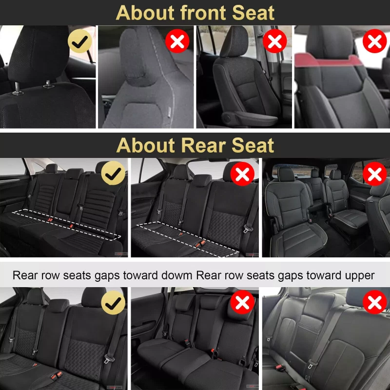 Fundas de asiento trasero delantero de cuero para Volkswagen VW Arteon Atlas CC Beetle Bora Foto 3 de 4