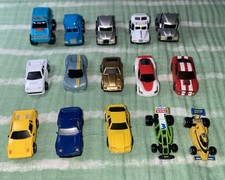 Lot Of 15 Modern Vintage Micro Machines Cars Semi Trucks Race