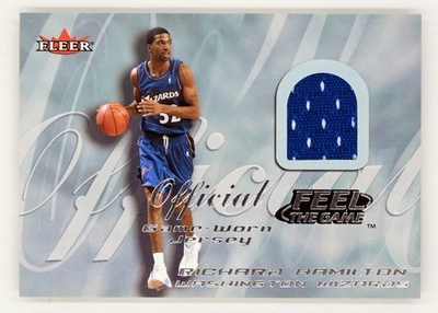 2000-01 Fleer Tradition #NNO Richard Hamilton Feel the Game Washington Wizards