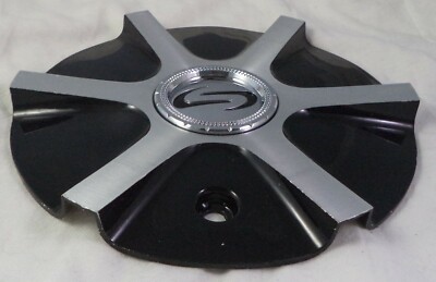 Strada Wheels Silver / Black Custom Wheel Center Cap Caps # S07 ...
