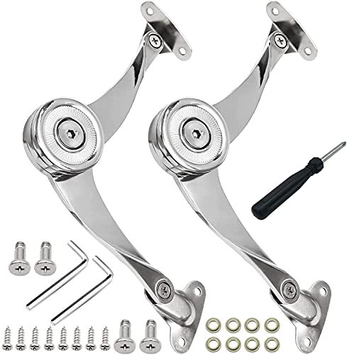 Supporto Cerniera Cerniere per Ante a Ribalta Asta Snodata Acciaio Inox (w8V)