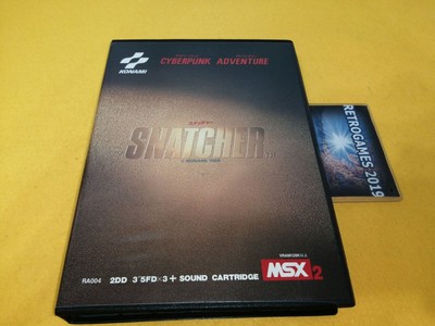 KONAMI  SNATCHER  MSX 2 - MSX 2+  RARE!!