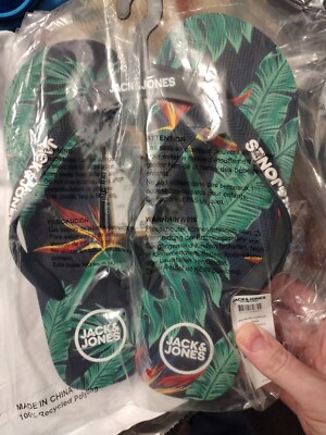 Jack & Jones Sandals - Tropical - New In Bag! Men's 7/8 $25+ Value