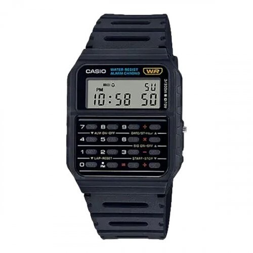 時計 CASIO 3-Hand Analog Watch Casio Mens Watch CA-53W-1Z Casio Retro Calculator Original New