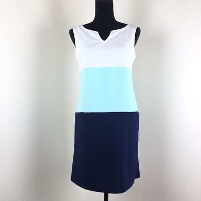 The Vanity Room Sleeveless Three Color Short Shift Dress Women's Size Small S