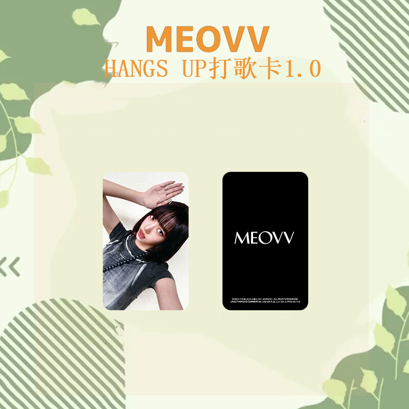 5pcs/set MEOVV HANGS UP Self Made Photo Cards . Photocards SOOIN