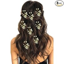 Hair Flare Pearl Artificial Bridal Wedding/ hair flower accessories For Women