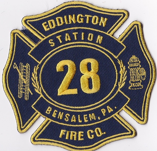 Eddington Station 28 Bensalem Fire Co. PA Firefighter Patch eBay