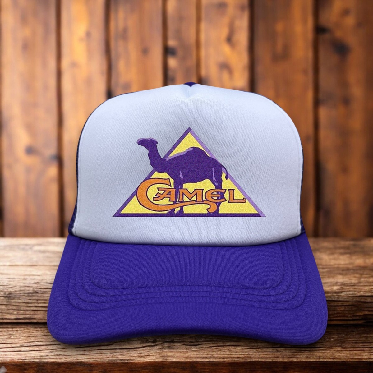 camel cigarettes trucker hat Camel Cigarette Unisex Trucker Hat Purple Snapback Vintage Logo 80s Retro  Cap