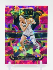 ISABELLE HARRISON Pink Cracked Ice Prizm #24 2024 Panini Select WNBA SKY
