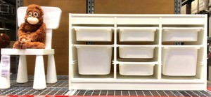Ikea Regalrahmen 99x44x56 Cm Aufbewahrung Kinder Regal Rahmen Weiss Ordnung Neu Ebay