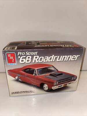 AMT/ Ertl Pro Street ‘68 Roadrunner Car Model Kit Sealed Parts | eBay