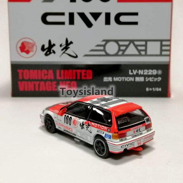 トミカ CIVIC LIMITED VINTAGE NEO LV-N229a Tomica Limited Vintage NEO LV-N229a Idemitsu MOTION Mugen