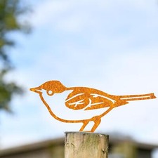 Steel Black Cap Fence Topper in Rustic