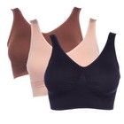 Rhonda Shear Sweetheart Ahh Bra 3-pack in Neutrals 630-931 ,Size  Medium