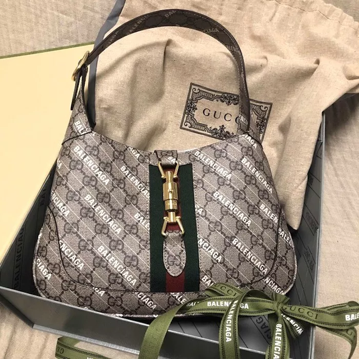 GUCCI x Balenciaga Black Calfskin Leather The Hacker Project Small 1961 Jackie For Sale at 1stDibs #16 GUCCI x Balenciaga Black Calfskin Leather The Hacker Project Small 1961 Jackie For Sale at 1stDibs