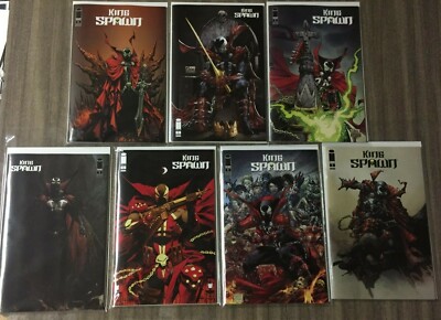King Spawn #1 Variant Cover A B C D E F G Set of 7 Issues McFarlane Capullo NM