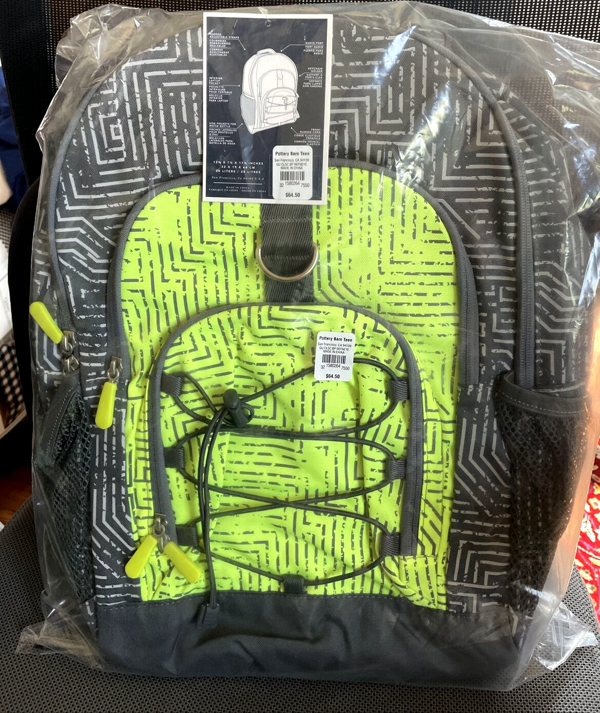 PONY Zaino scuola ceramica fienile Disney Travel Boy GRANDE pianeta spazio borsa sportiva.