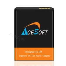 Long Lasting AceSoft 1520mAh Li-ion Battery for Alcatel SmartFlip 4052C Cricket