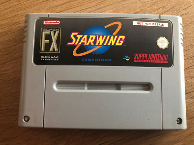 Starwing Competition / Starfox Weekend Super Nintendo SNES Rare Not For Resale