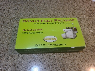 Baby Lock 6 Feet Bonus Package for Evolve Serger BLE8W-SPRING08