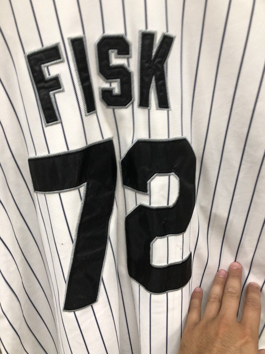 Vintage Carlton Fisk #72 Chicago White Sox Majestic Jersey Vintage Carlton Fisk #72 Chicago White Sox Majestic Jersey