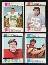 1973 Topps Football Lot of 4 Cards